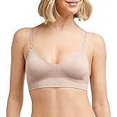 Maidenform Women's M Rib Seamless Bralette, Soft Wireless Pullover Bra, Convertible Straps