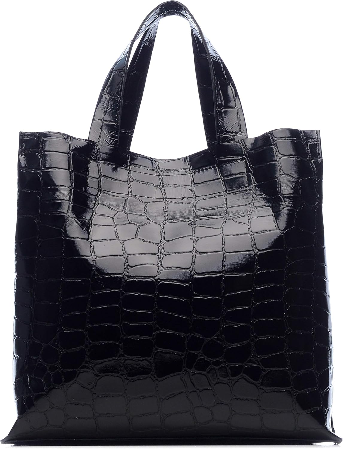 croc tote handbag