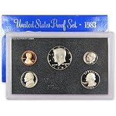 1983 Clad Proof Set U.S. Mint Original Government Packaging OGP | Collectible 5-Coin Set: U.S. Mint Proof Set, 1983-S