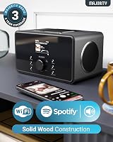 MAJORITY Bard Bluetooth Internet Radio with DAB+ 100W 2.1 Speakers view 3