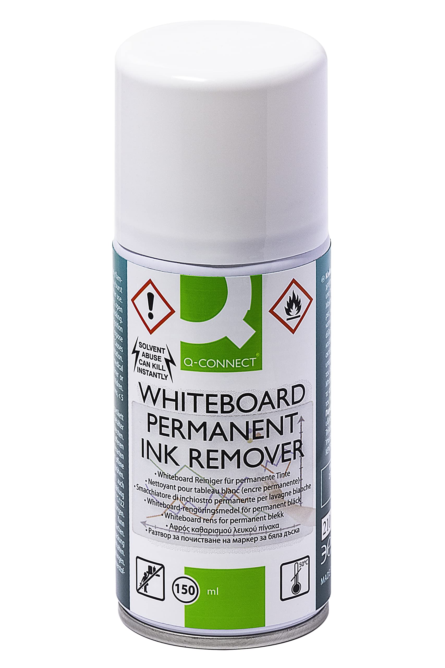 Q-Connect 150ml Whiteboard Permanent Ink Remover