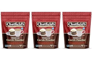 CHATFIELD'S Chatfields All Natural Premium Carob Powder, 16 Ounce (3)