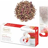 Ronnefeldt LeafCup Sweet Berries, Fruit Tea Infusion, Loose Leaf, 15 Ct | Sweet Fruity Blend with Strawberry and Raspberry Flavor, Caffeine Free, Hot or Iced, Wrapped in Germany, 15 Count, Pack of 1