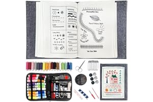 Newmemo 2026 New Embroidery Stitch Book Kit Sewing Practice Books All Scenario Embroidery Learning Book DIY Embroidery Books 