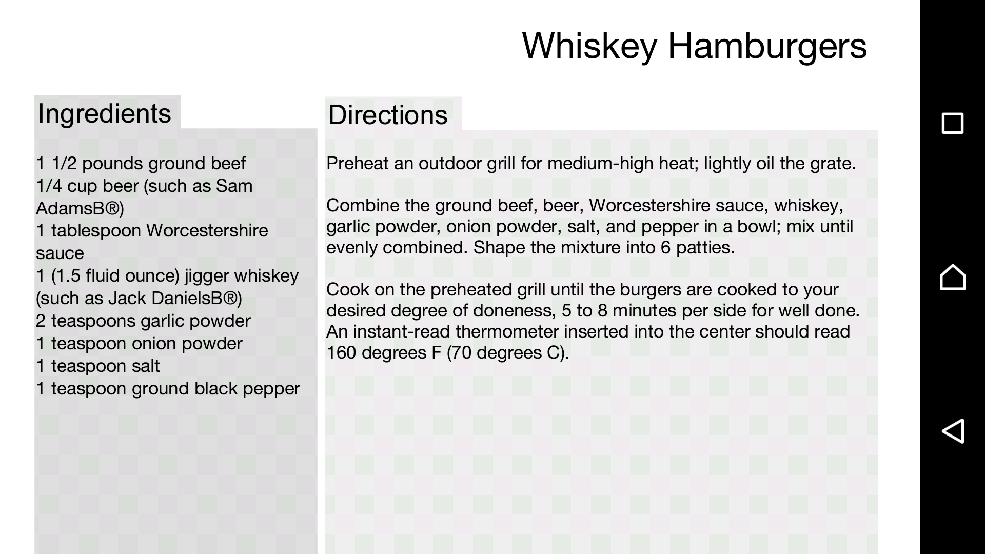 Whiskey Recipes