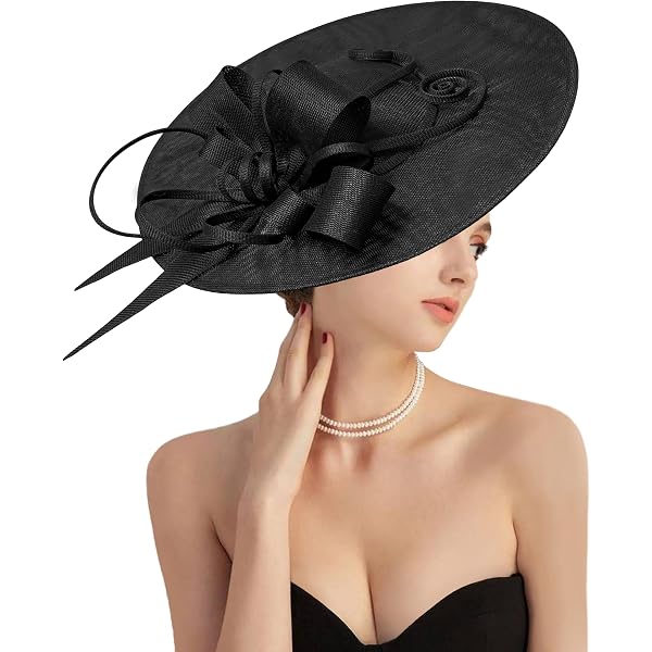 5247 Church Derby Fascinator Hats For Women,20s 50s Vintage Feather dressfan Womens Church Derby Fascinator Hats Headpiece,20s  main image 3