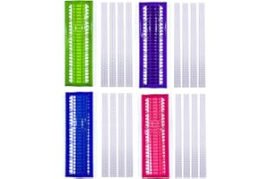 DD-life 4 Pcs 50 Positions Embroidery Thread Organizer Cross Stitch Tool Embroidery Floss Organizer Kit (1 Green,1 Blue,1 Pink,1 Purple)