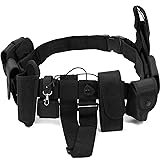 Noa Store Duty Belts Law Enforcement | Police Belts with 10 Components Pouches Bags Holster Gear Security Belt for Security Guard