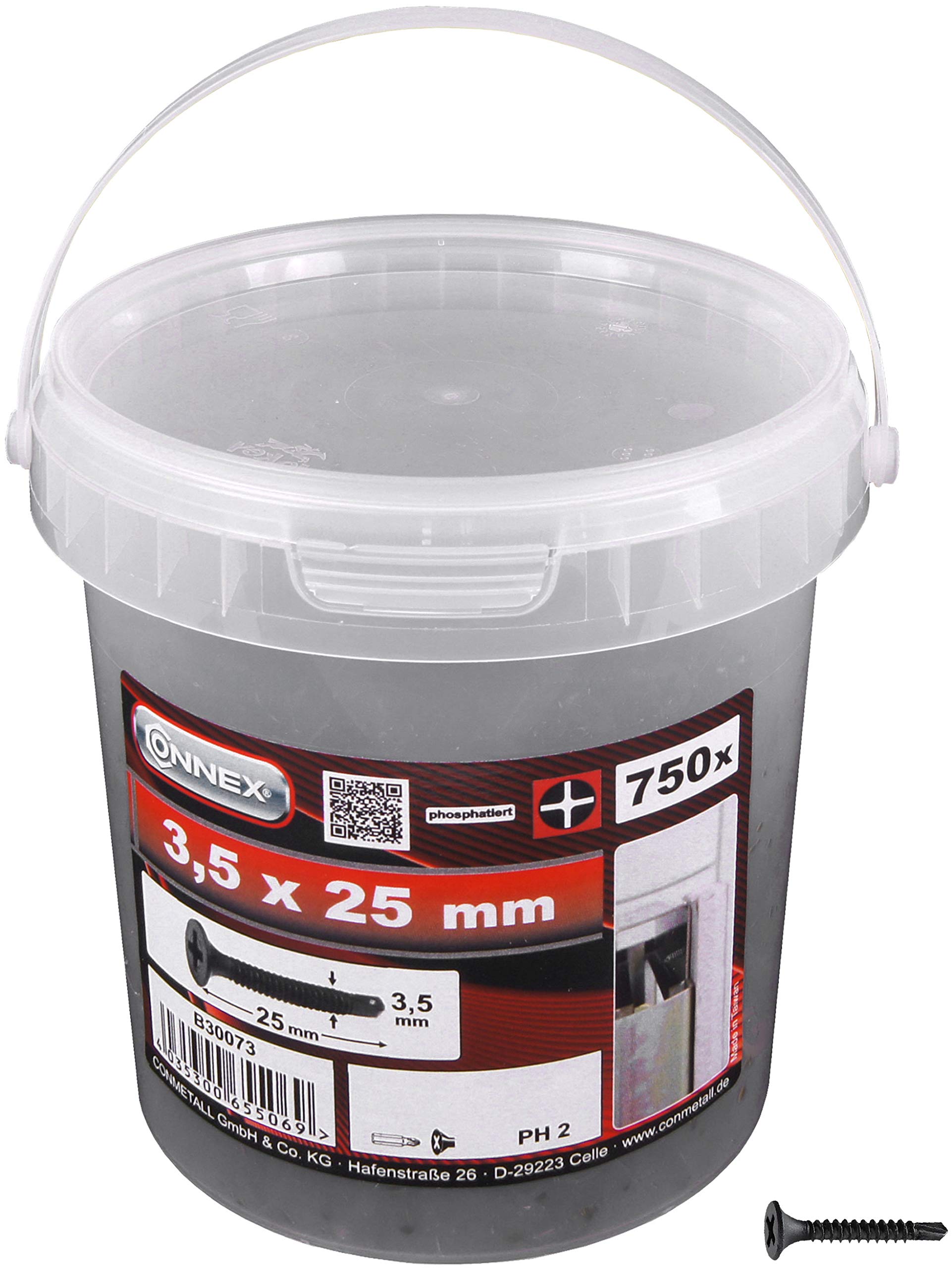 CONNEX B30073 Dry Wall Screws with Drilling Pin