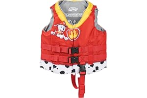 SwimWays Paw Patrol Swim Trainer Life Jacket, US Coast Guard Approved Life Vest Kids Swim Vest, Pool Floats & Life Jackets for Kids, Marshall