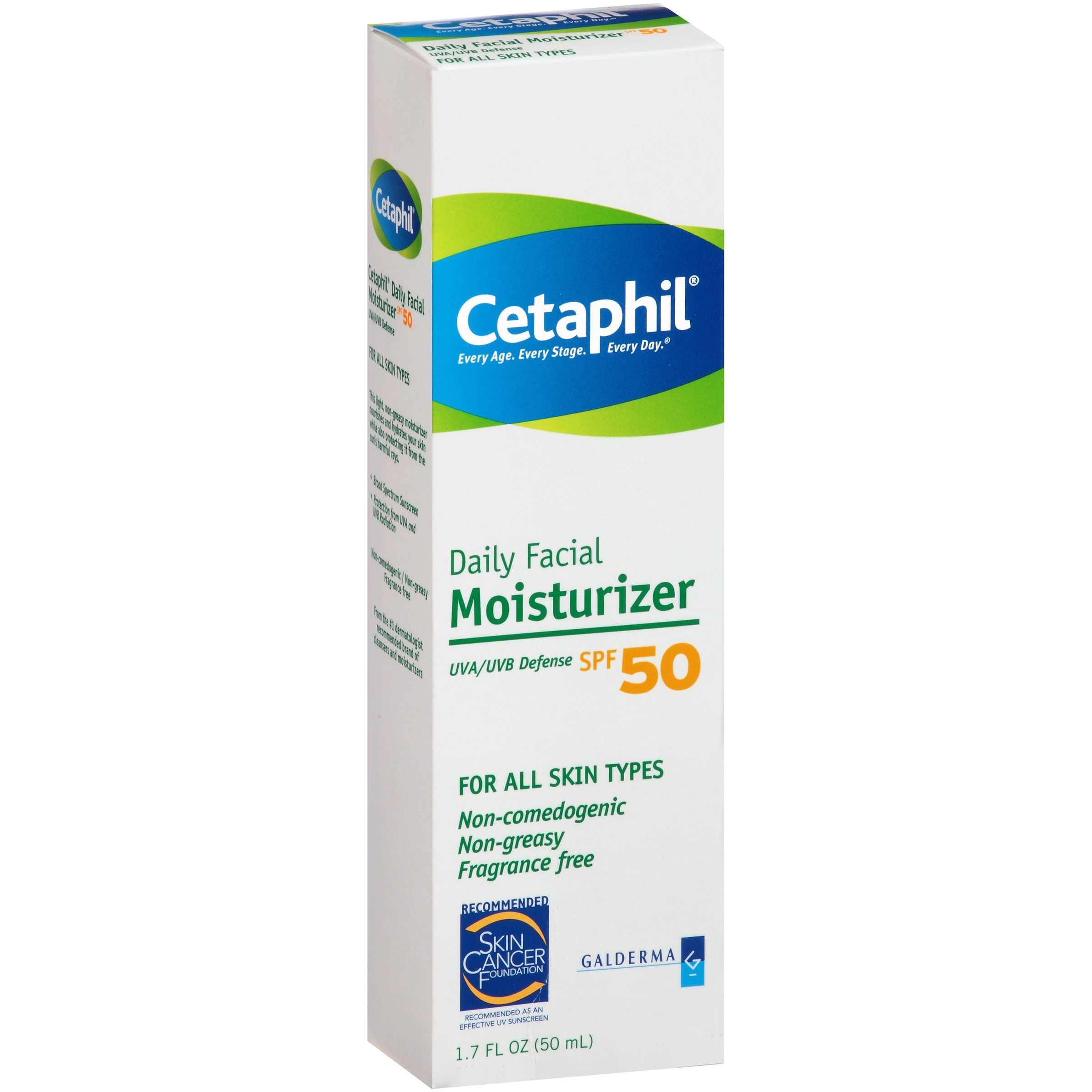 cetaphil daily facial moisturizer with sunscreen spf 50
