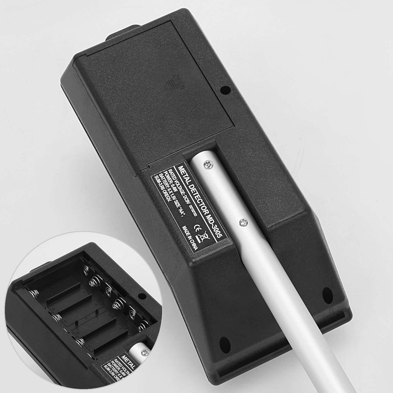 Voilamart Metalldetektor Metallsuchgerät Pinpointer,LCD-Bildschirm Diskrimination Funktion wasserdichter Suchspule mit Faltschaufel und Tragetasche Geschenk für Kinder Profis Einsteiger