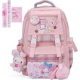 Juju Pink Kawaii Backpack - Cute Kawaii Stuff Mochila Kawaii - Cute Backpacks For Girls - Backpacks For School Girls