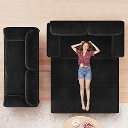 Lyngins Queen Size Sleeper Sofa Bed, 3 in 1