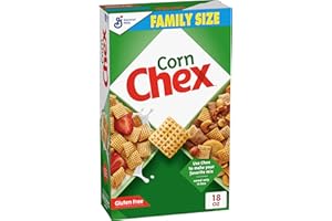 Corn Chex Gluten Free Breakfast Cereal, Homemade Chex Mix Ingredient, Family Size, 18 oz