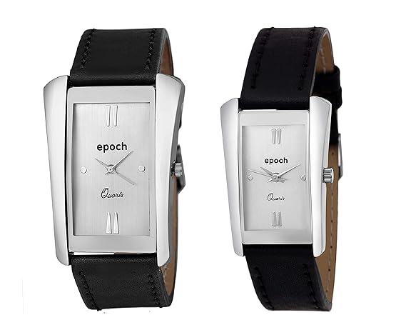 Analog Silver Dial Couples Watch for Men & Women