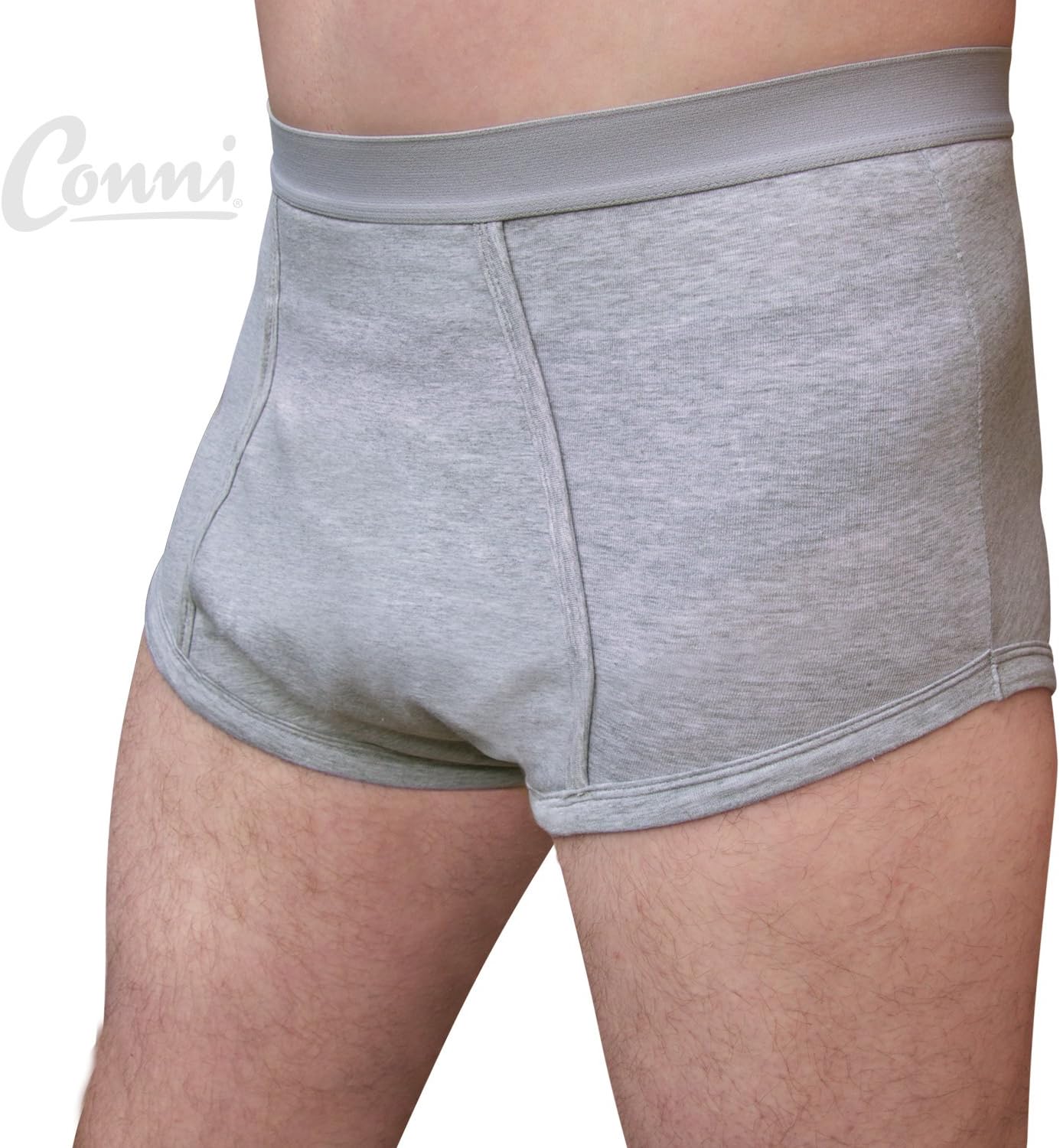 Conni Men's Oscar Underwear, Gray, Small