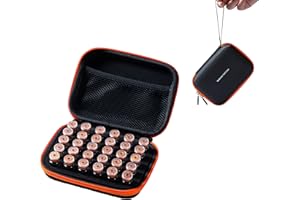 30 Slots, Peptide Vial Case for Fridge, Fits 1-3ml Vials for Peptide, Insulin and GLP-1 Storage, with Hand Strap and Logo, Bl