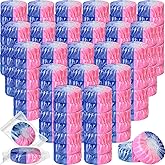 Qualirey 100 Pack Automatic Toilet Cleaner Tablets Toilet Bowl Long Lasting Bathroom Tank Tablets (Pink and Blue)