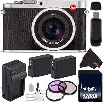 Amazon Com Leica Q Typ 116 Digital Camera Silver Anodized