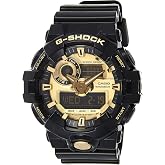 Casio Men's 'G Shock' Quartz Resin Casual Watch, Color:Black (Model: GA-710GB-1ACR)