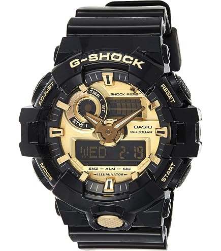 Amazon.com: G-Shock X-Large Combi GA110 Black/Gold One Size