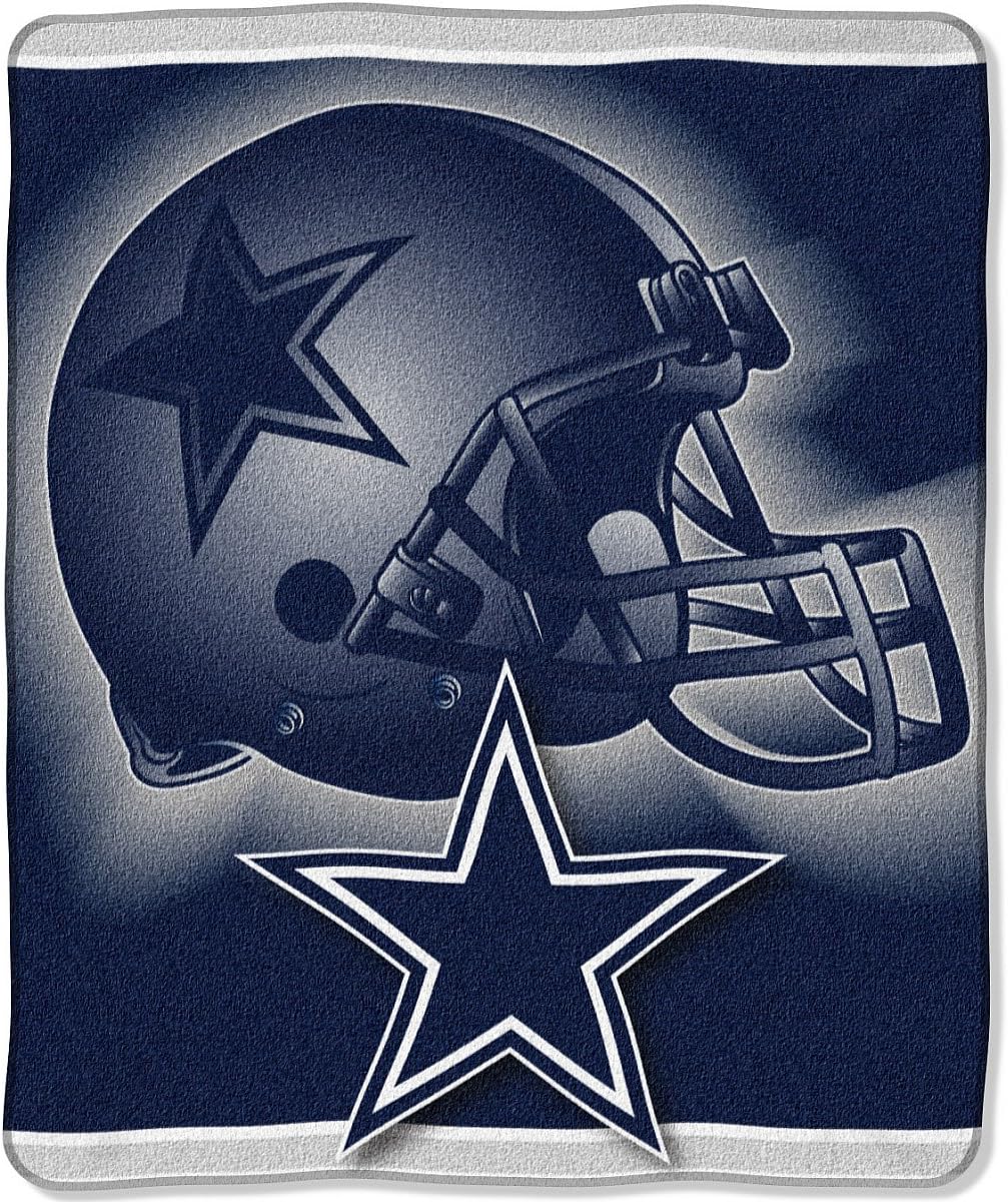 Dallas Cowboys Throw Raschel 50x60 Throw Blankets