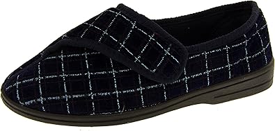 velcro close slippers