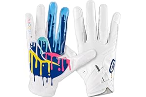 Grip Boost Football Gloves - Peace Stealth 6.0 Boost Plus Sticky Technology - Adult and Youth Football Gloves for Wide Receiver - Men's and Boys Sizes