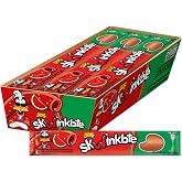 Lucas Skwinklote Watermelon Flavor Sweet and Sour Candy Strip, 1.41oz - 6 Pieces Pack for Treats, Snack, Parties, Pi&ntilde;atas
