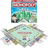 Monopoly The Mega Edition by Winning Moves Games USA, a Bigger and Faster Version of Monopoly with the Speed Die for 2 to 8 P