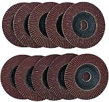 AB Tools 10 x Flap Discs 40 Grit 4.5 in 115mm Flat Sanding AU025 view 5