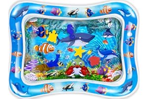 CUKU Tummy time Water Play mat for Baby & Toddlers Inflatable Water mat,Activity Center Your Baby's Stimulation Growth