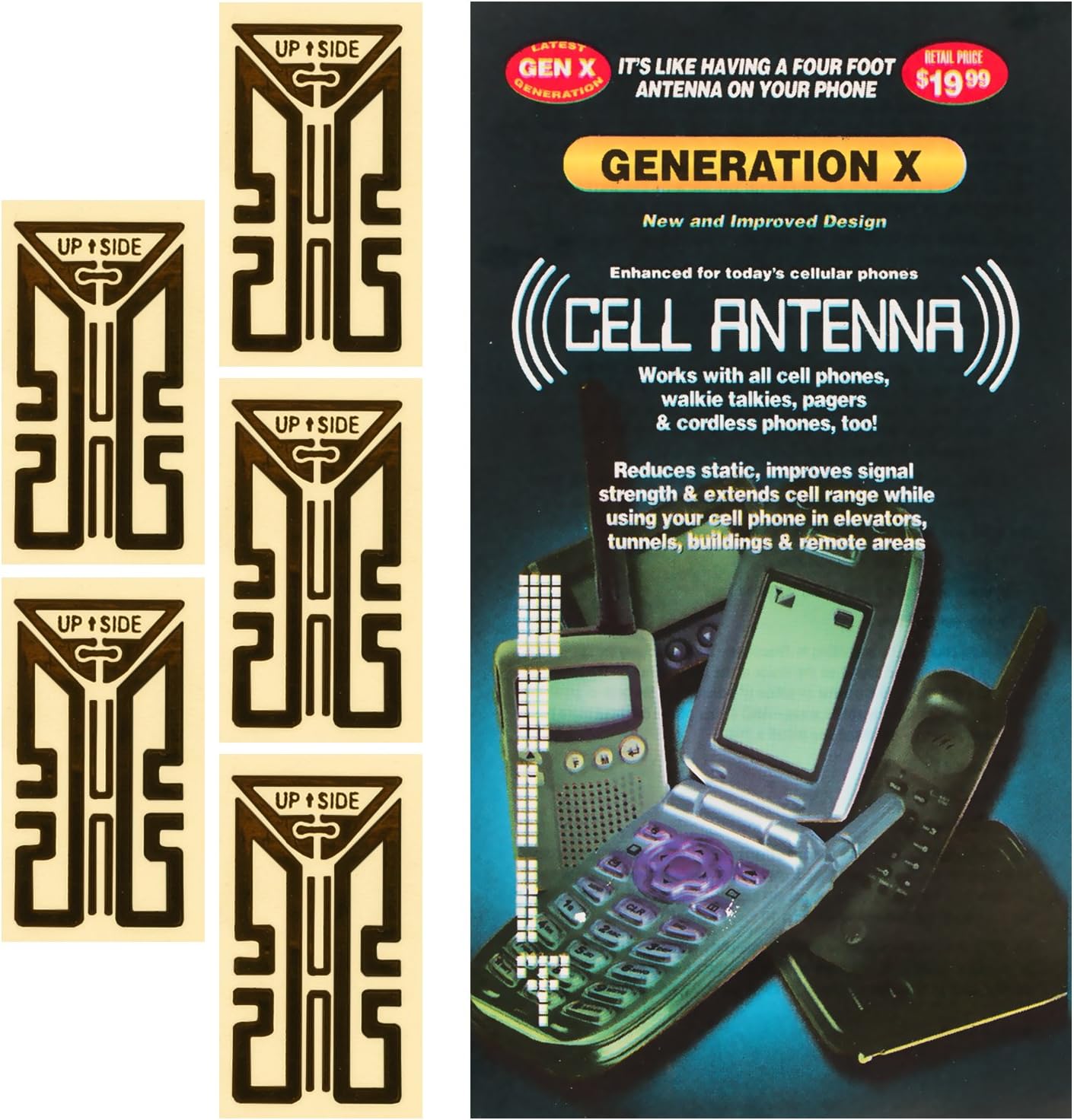 5 Pack of Universal Generation X Cell Phone Antenna Booster Signal