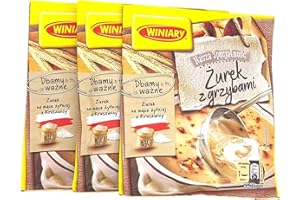 Winiary ZUREK with Mushrooms white rye soup 3pc./9 portions