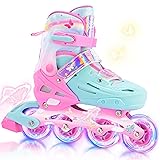 2PM SPORTS Girls Inline Skates for Kids Ages 5-8