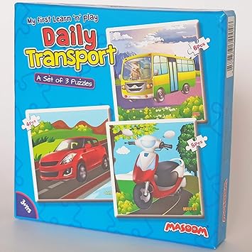 Masoom First Puzzle - Set of 3 Puzzles - Daily Transports
