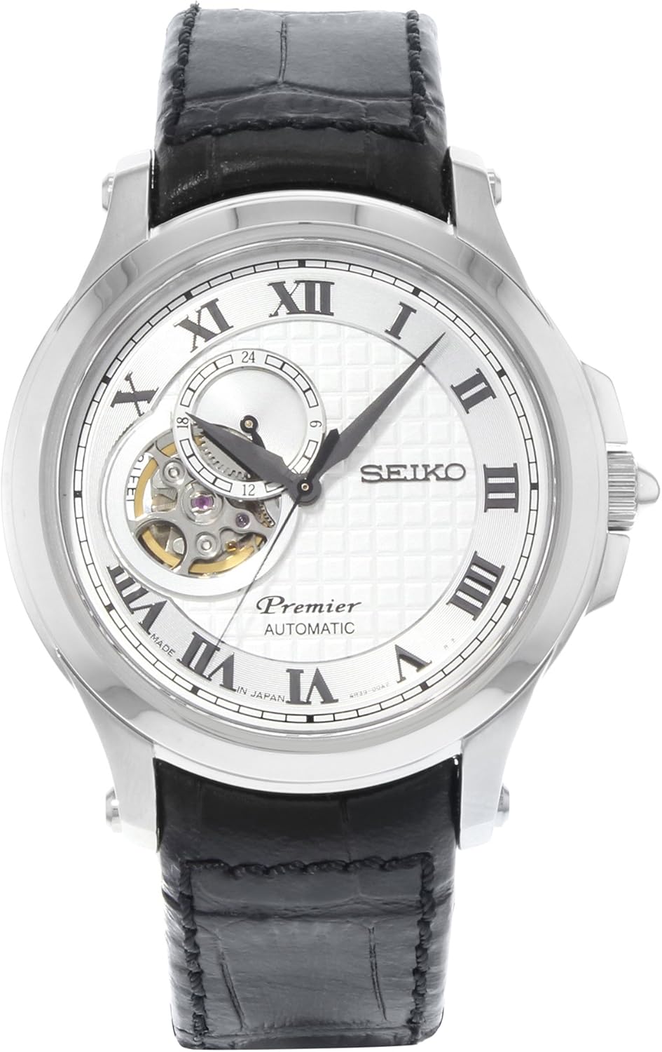 seiko premier automatic skeleton