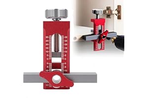 Cabinet Door Installation Positioner, 2-in-1 Adjustable Cabinet Door Mounting Jig, Aluminum Alloy Positioning Tool for Framel