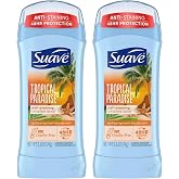 Suave Deodorant 2.6 Ounce 24Hr Tropic Paradise Invis. Solid (76ml) (2 Pack)