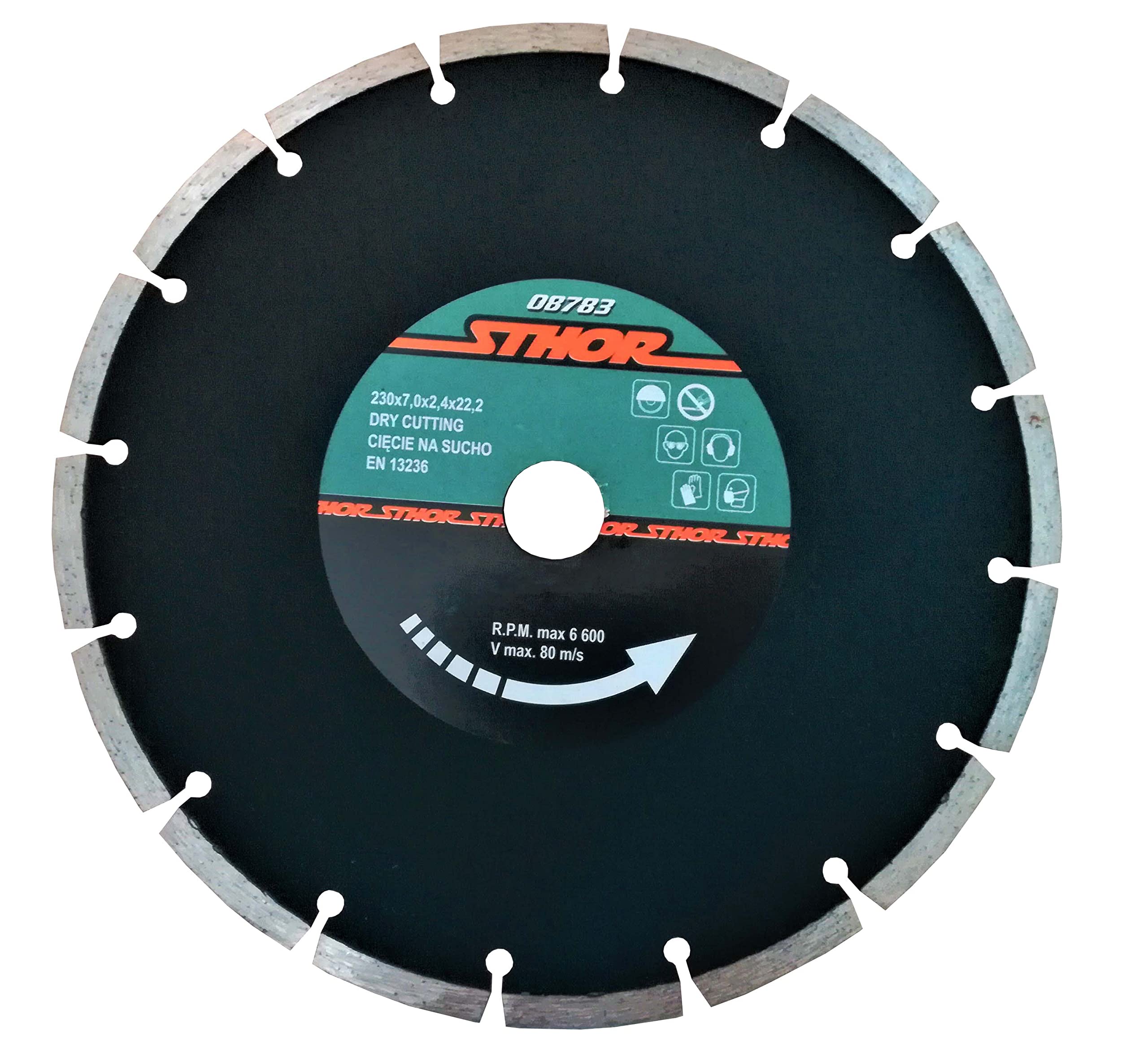 STHOR 08783 230mm Segmented Diamond Disc