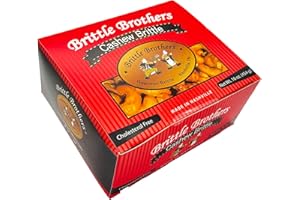 BRITTLE BROTHER'S Brittle Brothers Cashew Brittle - 16 oz. Box : Voted #1-4x’s more Nuts - Gift Set Cashew Pecan Bacon Corporate Christmas Mother Father Chocolate Birthday Nashville Tennessee