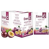 Ener-C Sugar Free Multivitamin Drink Mix - Vitamin Powder for Water, Electrolytes Powder No Sugar, Hydration Boost Packets, Zero Sugar, Vitamin C & B12 Supplement Liquid Mix - Passionfruit, 30 Count
