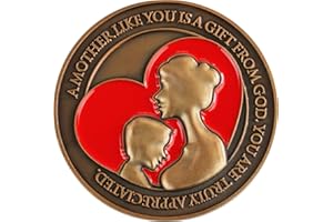 LOGOS COINS Mothers Coin, I Love You Mom Token of Appreciation, Gift for Mom, Mother's Day or Birthday Gifts for Mom from Son, Daughter, or Husband. Proverbs 31:28, Gift Idea for Women Who Have Everything