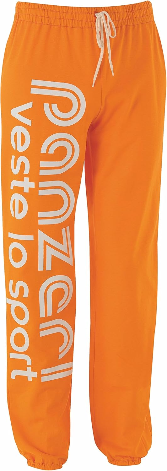 PANZERI Uni h Orange Jersey Tracksuit Bottoms Amazon.co.uk Clothing