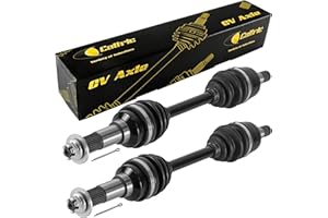 Caltric Front Left And Right Cv Joint Axles Compatible with Yamaha Kodiak 400 Yfm400Fa 4Wd 2000-2002