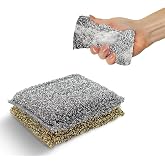 Perfect Scour 2 Pack Scrub Sponges for Kitchen - Multipurpose Non-Scratch Sponge with Heavy Duty Scouring Power - Soft and Fast Cleaning Scrubber for Cleaning Dishes, Pans, Pots and Hard Stains