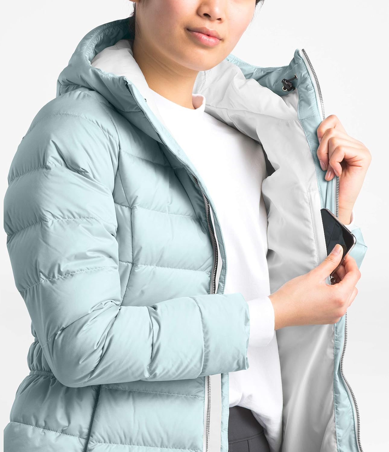 blue frost iridescent north face