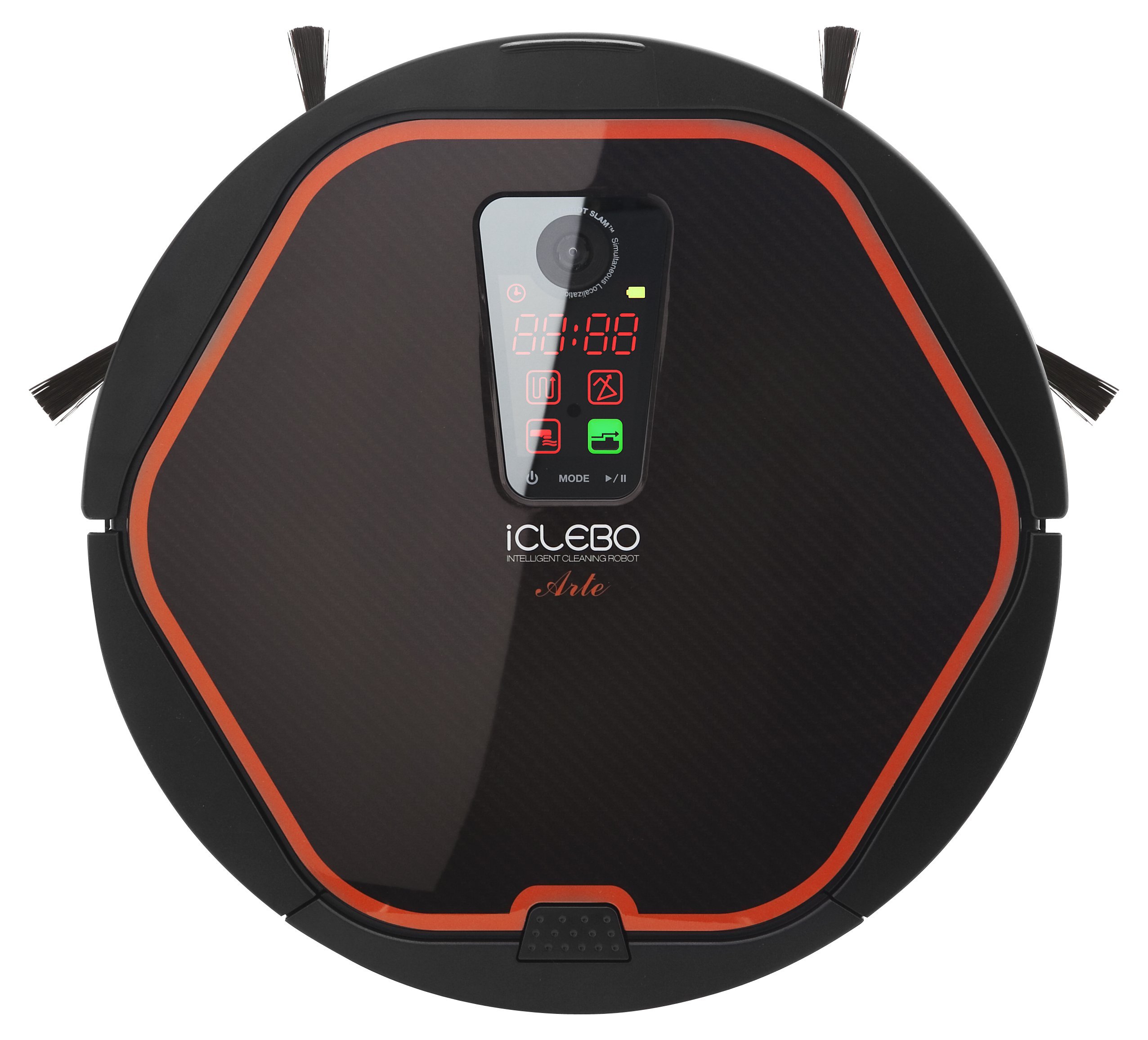 iClebo Arte Robot Vacuum Wet Mop AllSurface Cleaner, Good for Carpet & Hardwood Floor, Self