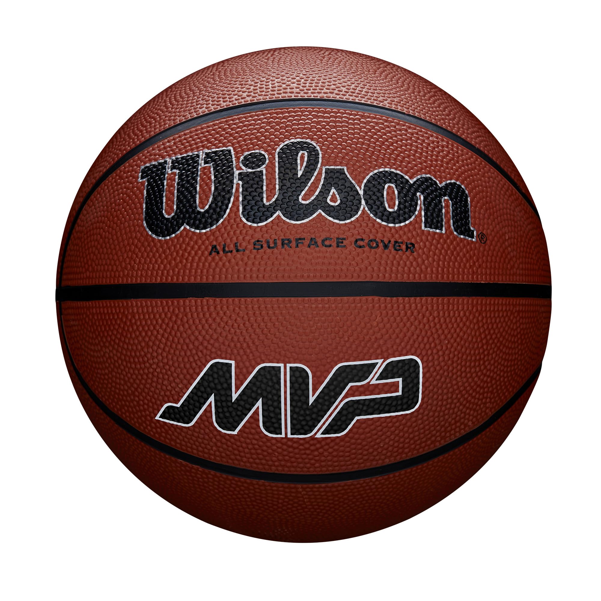 Wilson Unisex-Adult MVP Basketball, Orange, 5